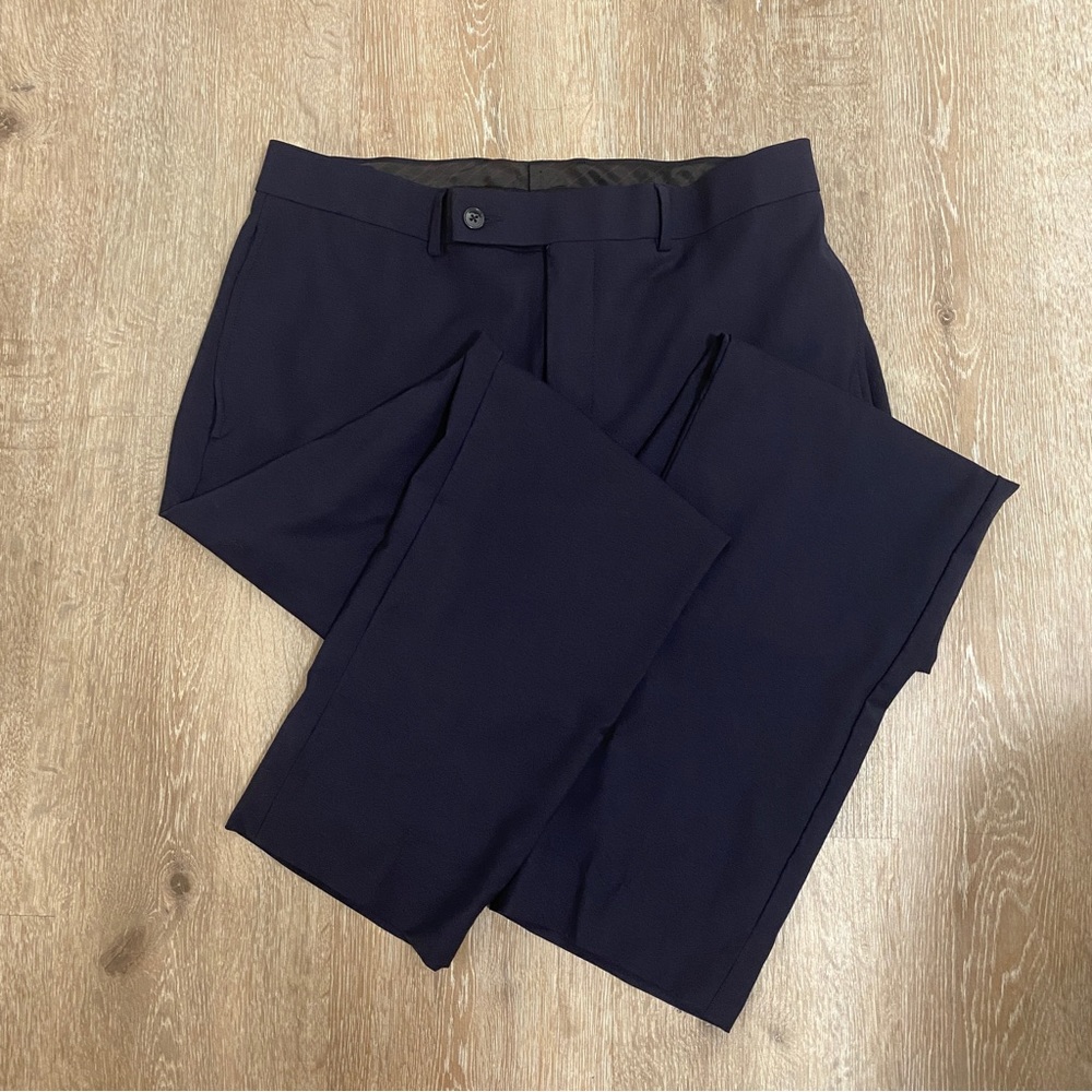 Navy Calvin Klein Dress Pants